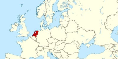 Carte de l'Europe, pays-bas