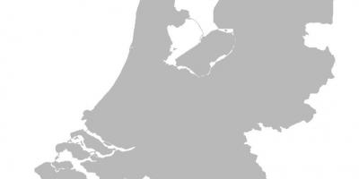 Pays-bas carte de vecteur
