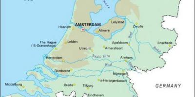 Rivière Holland carte